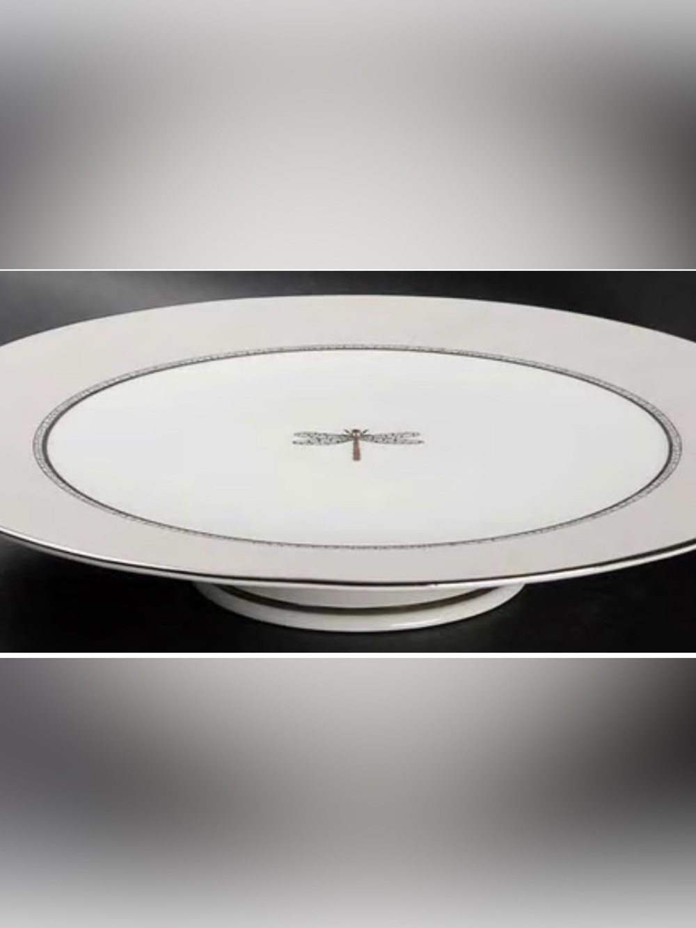 Kate spade x Lenox dragonfly June lane cake stand - Picture 4 of 7